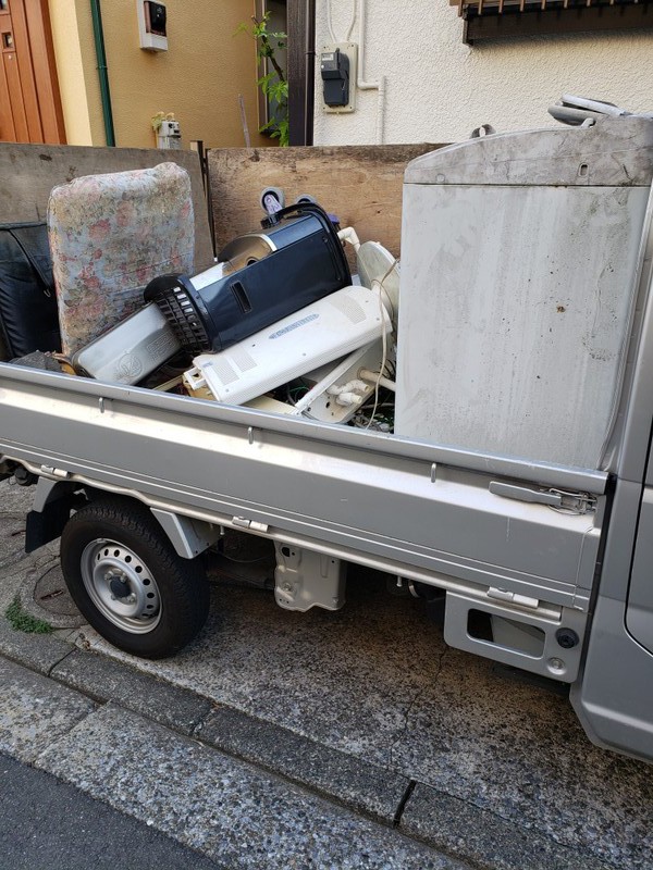 不用品回収の作業実績　横浜市鶴見区2 width=